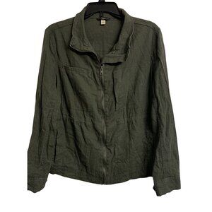 Supplies M Green Coastal Linen Utility Jacket Casual